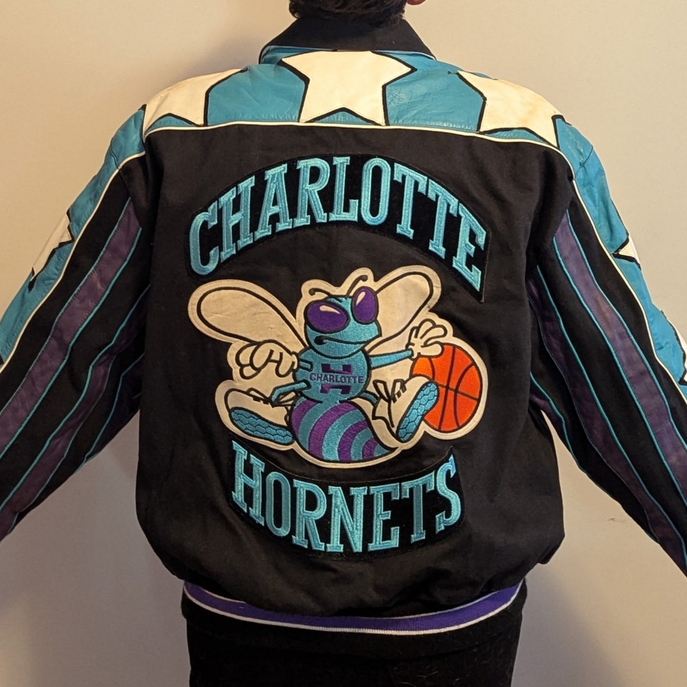 Jeff Hamilton vintage Charlotte hornets coat